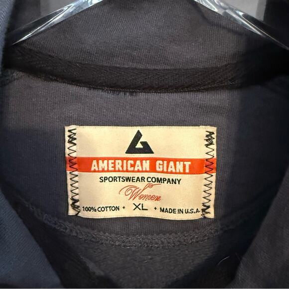 American Giant Moto Full Zip Sweater Jacket Size XL - Picture 8 of 8